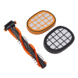 Vacuum Roller Brush Yellow Black Filter Replacement Vacuum Clerner Accessory Replacement Parts Kit for FC6822 6823 6827 6908 6906 Vacuum Cleaner - Side View