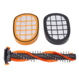 Vacuum Roller Brush Yellow Black Filter Replacement Vacuum Clerner Accessory Replacement Parts Kit for FC6822 6823 6827 6908 6906 Vacuum Cleaner - Top-Down View