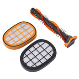 Vacuum Roller Brush Yellow Black Filter Replacement Vacuum Clerner Accessory Replacement Parts Kit for FC6822 6823 6827 6908 6906 Vacuum Cleaner