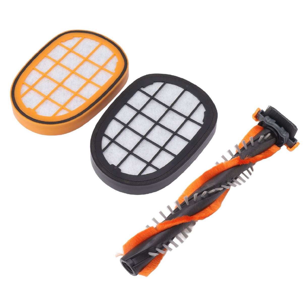 Vacuum Roller Brush Yellow Black Filter Replacement Vacuum Clerner Accessory Replacement Parts Kit for FC6822 6823 6827 6908 6906 Vacuum Cleaner