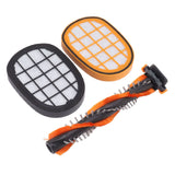 Vacuum Roller Brush Yellow Black Filter Replacement Vacuum Clerner Accessory Replacement Parts Kit for FC6822 6823 6827 6908 6906 Vacuum Cleaner - Close-Up Angle