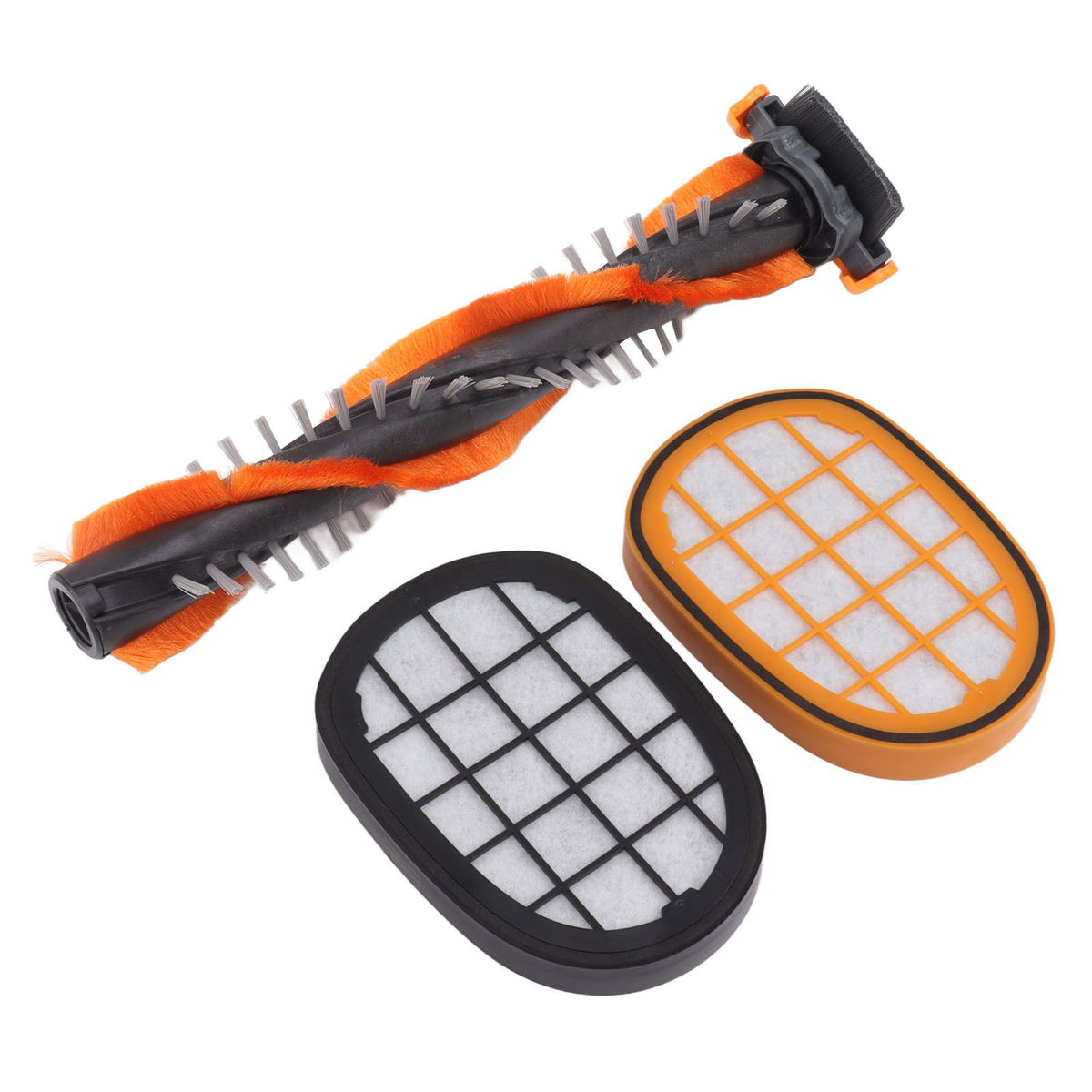 Vacuum Roller Brush Yellow Black Filter Replacement Vacuum Clerner Accessory Replacement Parts Kit for FC6822 6823 6827 6908 6906 Vacuum Cleaner