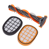 Vacuum Roller Brush Yellow Black Filter Replacement Vacuum Clerner Accessory Replacement Parts Kit for FC6822 6823 6827 6908 6906 Vacuum Cleaner - Extra Image