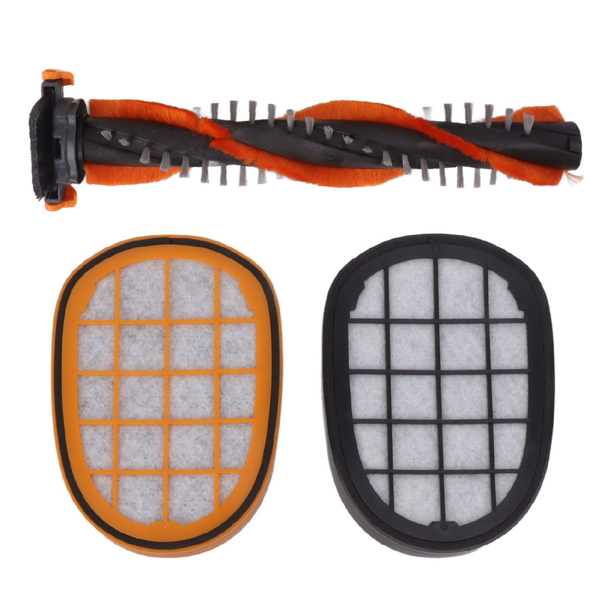 Vacuum Roller Brush Yellow Black Filter Replacement Vacuum Clerner Accessory Replacement Parts Kit for FC6822 6823 6827 6908 6906 Vacuum Cleaner