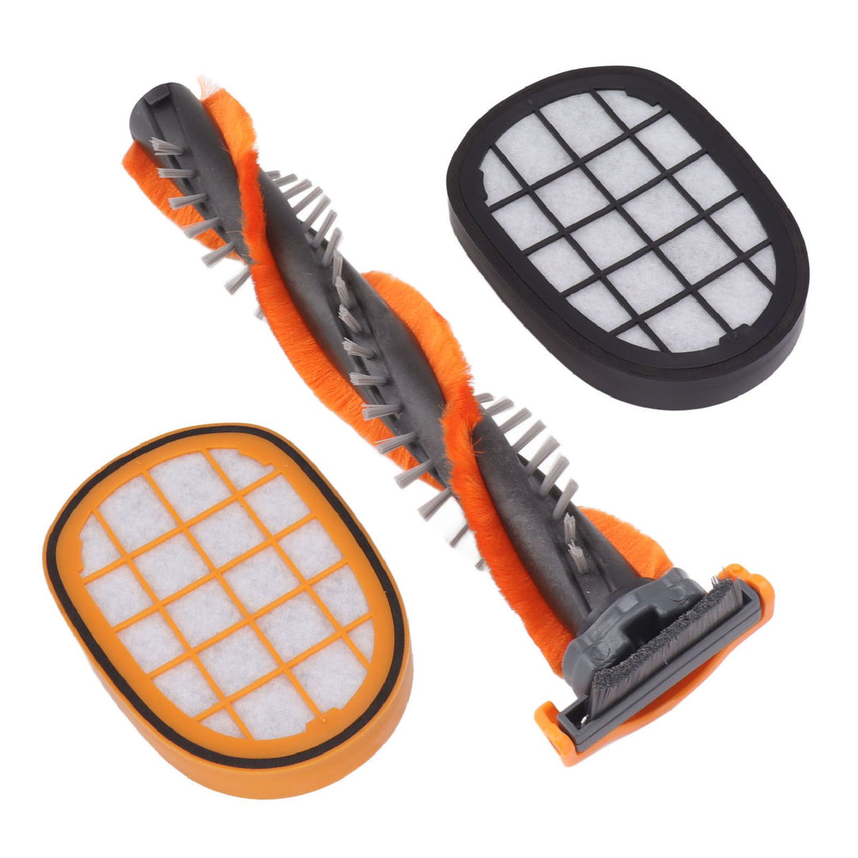Vacuum Roller Brush Yellow Black Filter Replacement Vacuum Clerner Accessory Replacement Parts Kit for FC6822 6823 6827 6908 6906 Vacuum Cleaner