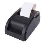 Compact Portable Bluetooth Thermal Receipt Printer 48mm Thermal Receipt Printer Automatic Delivery Order Receiving Bluetooth Ticket Machine 110‑240V AU Plug - Side View