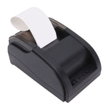 Compact Portable Bluetooth Thermal Receipt Printer 48mm Thermal Receipt Printer Automatic Delivery Order Receiving Bluetooth Ticket Machine 110‑240V AU Plug - 45-Degree Angle