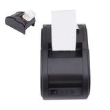 Compact Portable Bluetooth Thermal Receipt Printer 48mm Thermal Receipt Printer Automatic Delivery Order Receiving Bluetooth Ticket Machine 110‑240V AU Plug