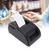 Compact Portable Bluetooth Thermal Receipt Printer 48mm Thermal Receipt Printer Automatic Delivery Order Receiving Bluetooth Ticket Machine 110‑240V AU Plug