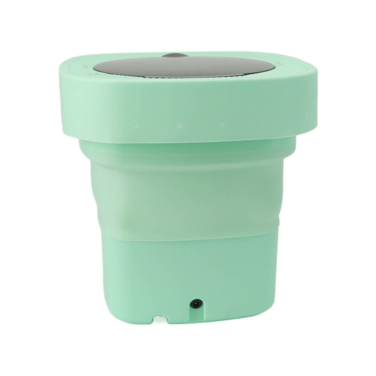 6.5L Washing Machine Folding Portable Automatic Deep Cleaning Wash and Spin Dry Washer with Water Tube 100‑240V Green AU Plug