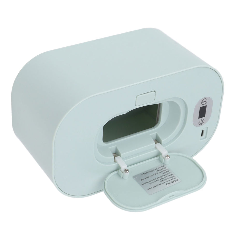 Baby Wipe Warmer USB Constant Temperature Portable Wipe Heater Temperature Adjustment Warm Keeper Dispenser 5V Green