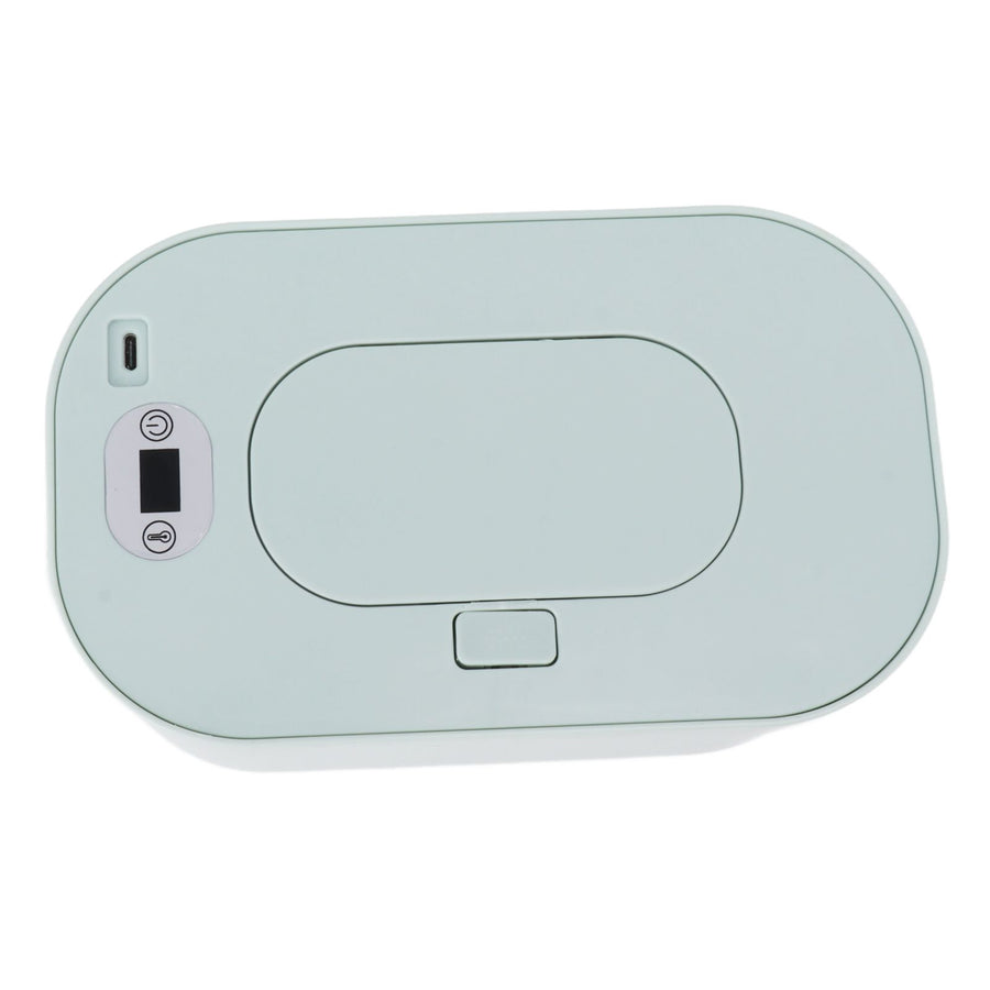 Baby Wipe Warmer USB Constant Temperature Portable Wipe Heater Temperature Adjustment Warm Keeper Dispenser 5V Green