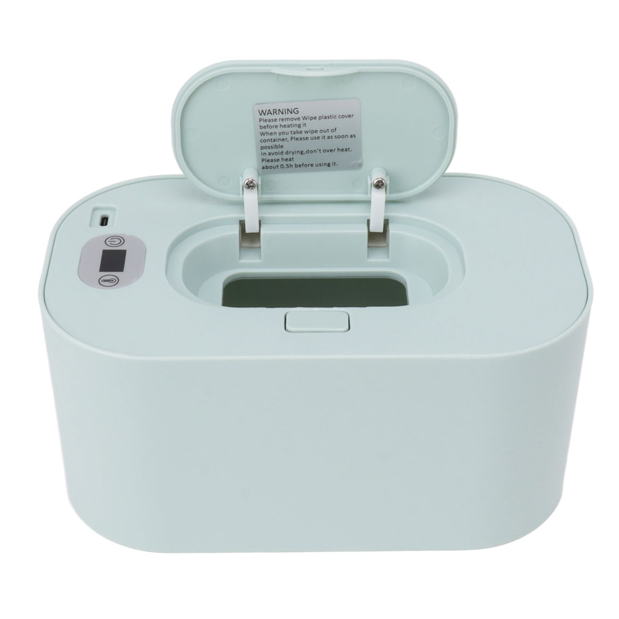 Baby Wipe Warmer USB Constant Temperature Portable Wipe Heater Temperature Adjustment Warm Keeper Dispenser 5V Green