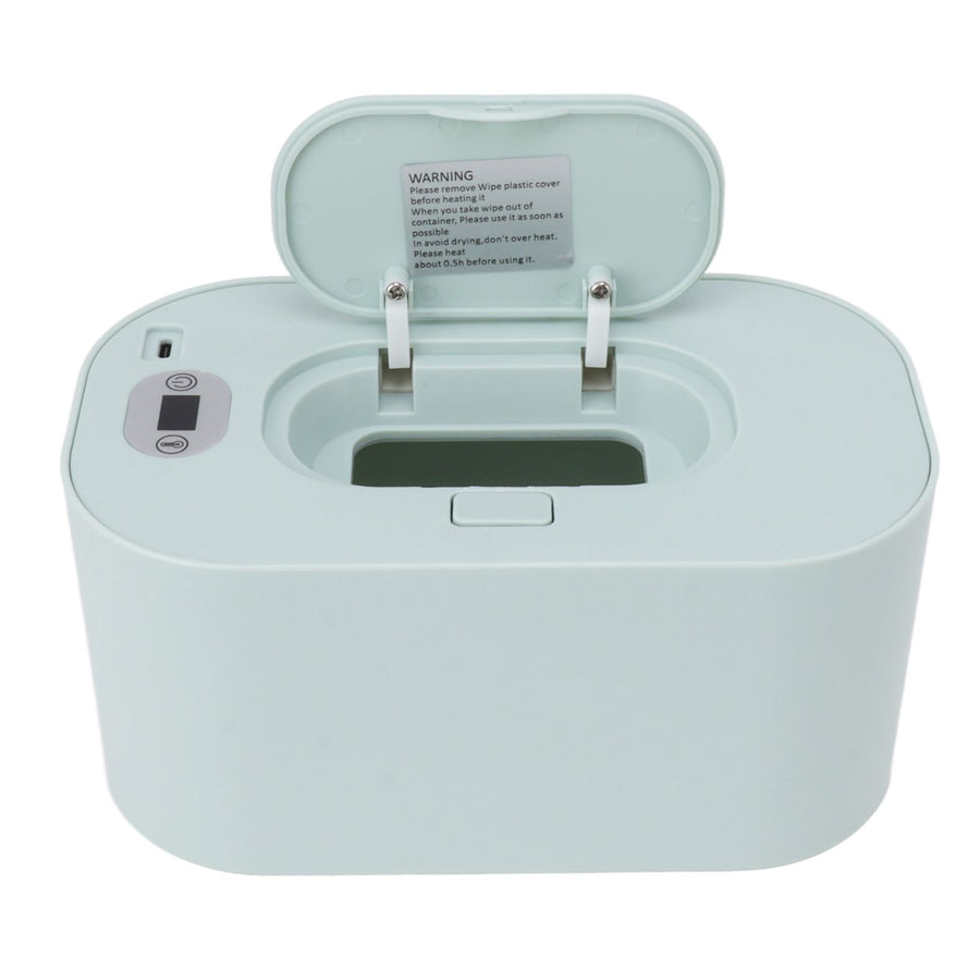 Baby Wipe Warmer USB Constant Temperature Portable Wipe Heater Temperature Adjustment Warm Keeper Dispenser 5V Green