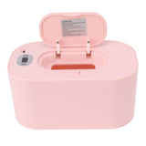 Baby Wipe Warmer USB Constant Temperature Portable Wipe Heater Temperature Adjustment Warm Keeper Dispenser 5V Pink