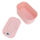 Baby Wipe Warmer USB Constant Temperature Portable Wipe Heater Temperature Adjustment Warm Keeper Dispenser 5V Pink - Extra Image