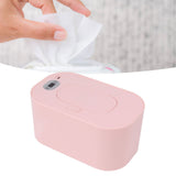 Baby Wipe Warmer USB Constant Temperature Portable Wipe Heater Temperature Adjustment Warm Keeper Dispenser 5V Pink - Extra Image