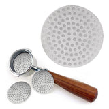 Puck Screen Double Layer 100μm 304 Stainless Steel Puck Filter Screen Reusable Filter for Portafilter Filter Basket 58.5mm - Extra Image