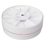 Home Portable Mini Dishwasher Small Installation Free Fruit and Vegetable Washing Machine Wireless Dishwasher Red - Side View