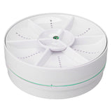 Home Portable Mini Dishwasher Small Installation Free Fruit and Vegetable Washing Machine Wireless Dishwasher Green - Side View