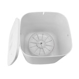 Mini Dishwasher 18W 8.5V 2A 2000mah Portable Countertop Dishwasher for Dishware Fruit Vegetable White