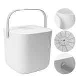 Mini Dishwasher 18W 8.5V 2A 2000mah Portable Countertop Dishwasher for Dishware Fruit Vegetable White