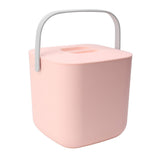 Mini Dishwasher 18W 8.5V 2A 2000mah Portable Countertop Dishwasher for Dishware Fruit Vegetable Pink - Front View