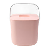 Mini Dishwasher 18W 8.5V 2A 2000mah Portable Countertop Dishwasher for Dishware Fruit Vegetable Pink - Side View