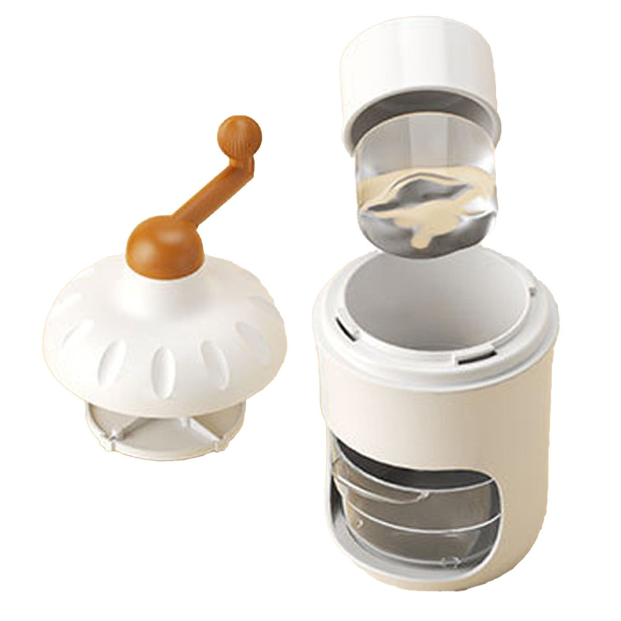Hand Crank Shaved Ice Machine Stainless Steel Blades Safe Portable Ice Crusher for Home Restaurants Cafes Food Stalls