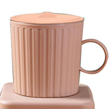 Fast Cooler Cup Beverage Beer Quick Cooling Mug Dormitory Heat Preservation Desktop Refrigerator CN Plug Cherry Pink - Extra Image