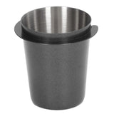 58mm Dosing Cup Stainless Steel Compatibility Polishing Coffee Dosing Cup Powder Feeder for Coffee Black