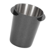 58mm Dosing Cup Stainless Steel Compatibility Polishing Coffee Dosing Cup Powder Feeder for Coffee Black