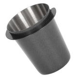 58mm Dosing Cup Stainless Steel Compatibility Polishing Coffee Dosing Cup Powder Feeder for Coffee Black - Close-Up Angle