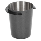 58mm Dosing Cup Stainless Steel Compatibility Polishing Coffee Dosing Cup Powder Feeder for Coffee Black