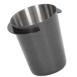 58mm Dosing Cup Stainless Steel Compatibility Polishing Coffee Dosing Cup Powder Feeder for Coffee Black