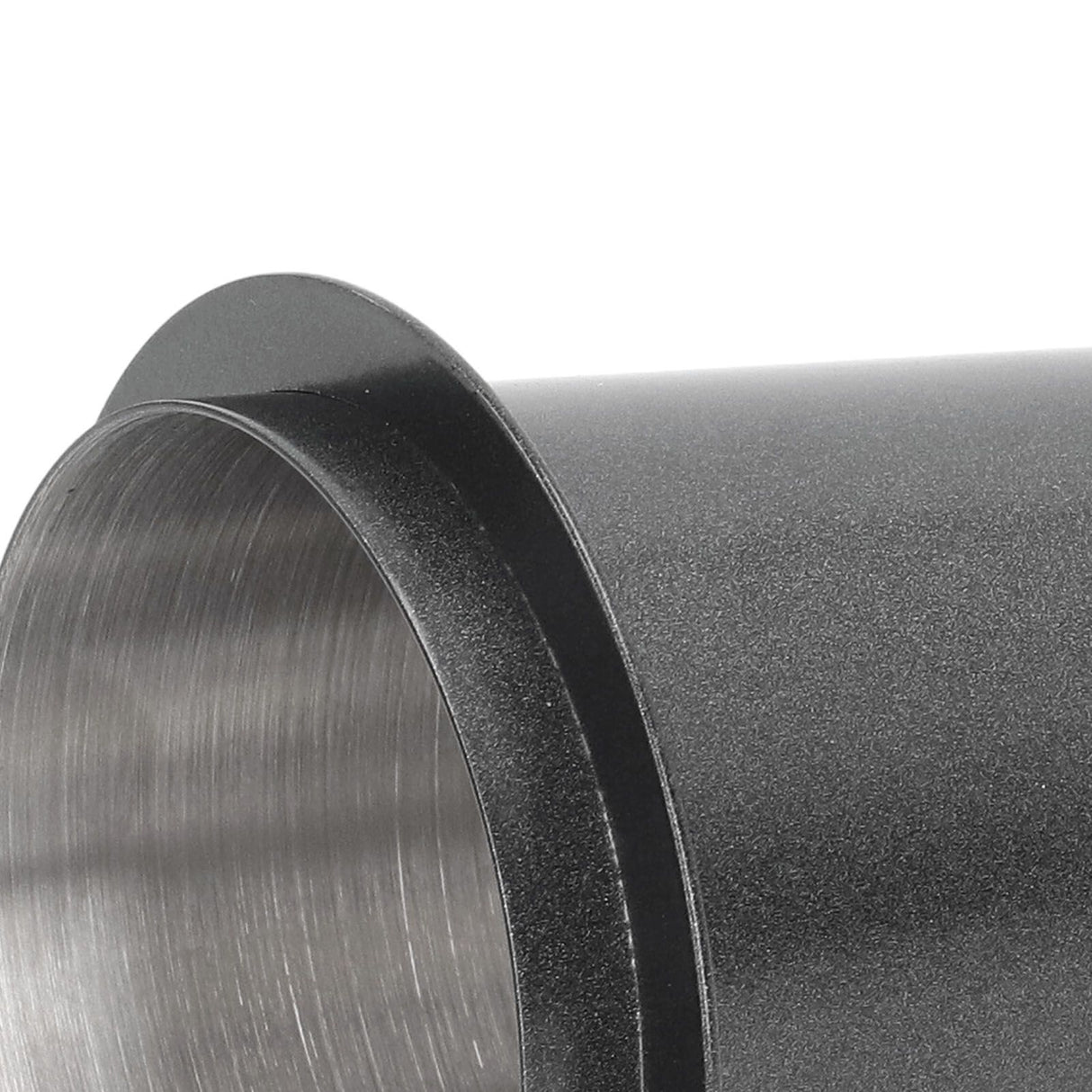 58mm Dosing Cup Stainless Steel Compatibility Polishing Coffee Dosing Cup Powder Feeder for Coffee Black