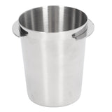 58mm Dosing Cup Stainless Steel Compatibility Polishing Coffee Dosing Cup Powder Feeder for Coffee Silver