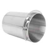 58mm Dosing Cup Stainless Steel Compatibility Polishing Coffee Dosing Cup Powder Feeder for Coffee Silver - Front View