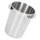 58mm Dosing Cup Stainless Steel Compatibility Polishing Coffee Dosing Cup Powder Feeder for Coffee Silver