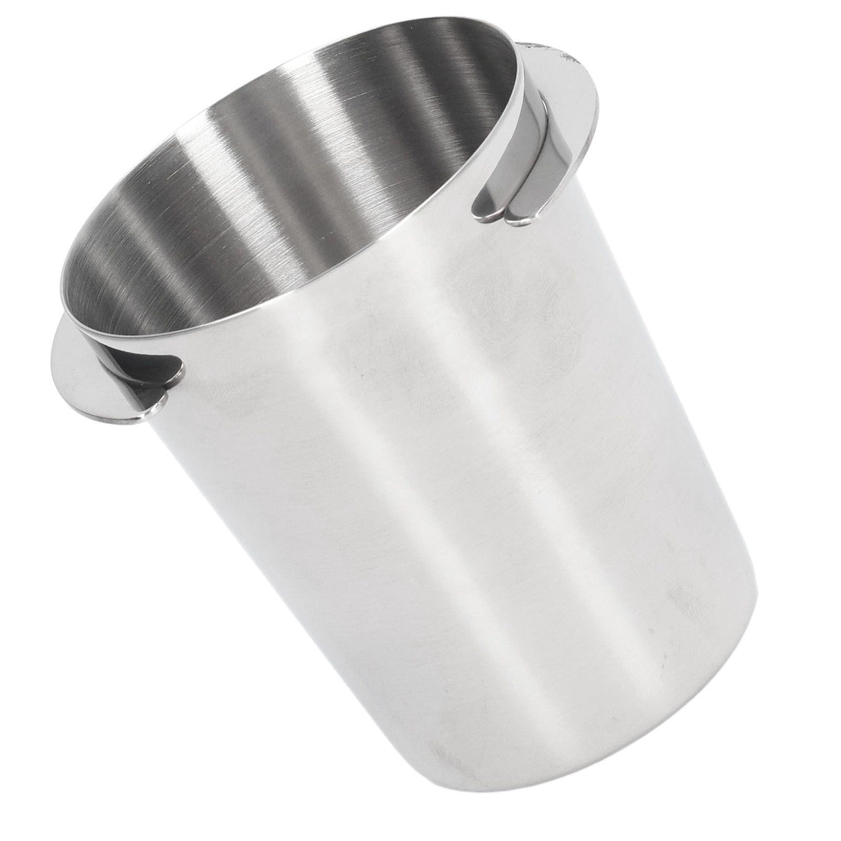 58mm Dosing Cup Stainless Steel Compatibility Polishing Coffee Dosing Cup Powder Feeder for Coffee Silver