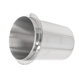 58mm Dosing Cup Stainless Steel Compatibility Polishing Coffee Dosing Cup Powder Feeder for Coffee Silver