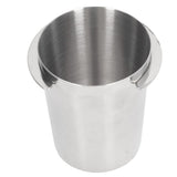 58mm Dosing Cup Stainless Steel Compatibility Polishing Coffee Dosing Cup Powder Feeder for Coffee Silver