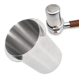 58mm Dosing Cup Stainless Steel Compatibility Polishing Coffee Dosing Cup Powder Feeder for Coffee Silver - Extra Image