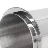 58mm Dosing Cup Stainless Steel Compatibility Polishing Coffee Dosing Cup Powder Feeder for Coffee Silver