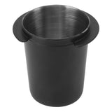 Coffee Dosing Cup Stainless Steel Universal Black Powder Attechment Tool for Coffee Machine 51mm - Rear View