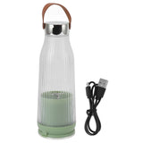 Portable Blender 380ml Stainless Steel Blade Detachable USB Charge 1300mAh Travel Blender for Kitchen Office Outdoor