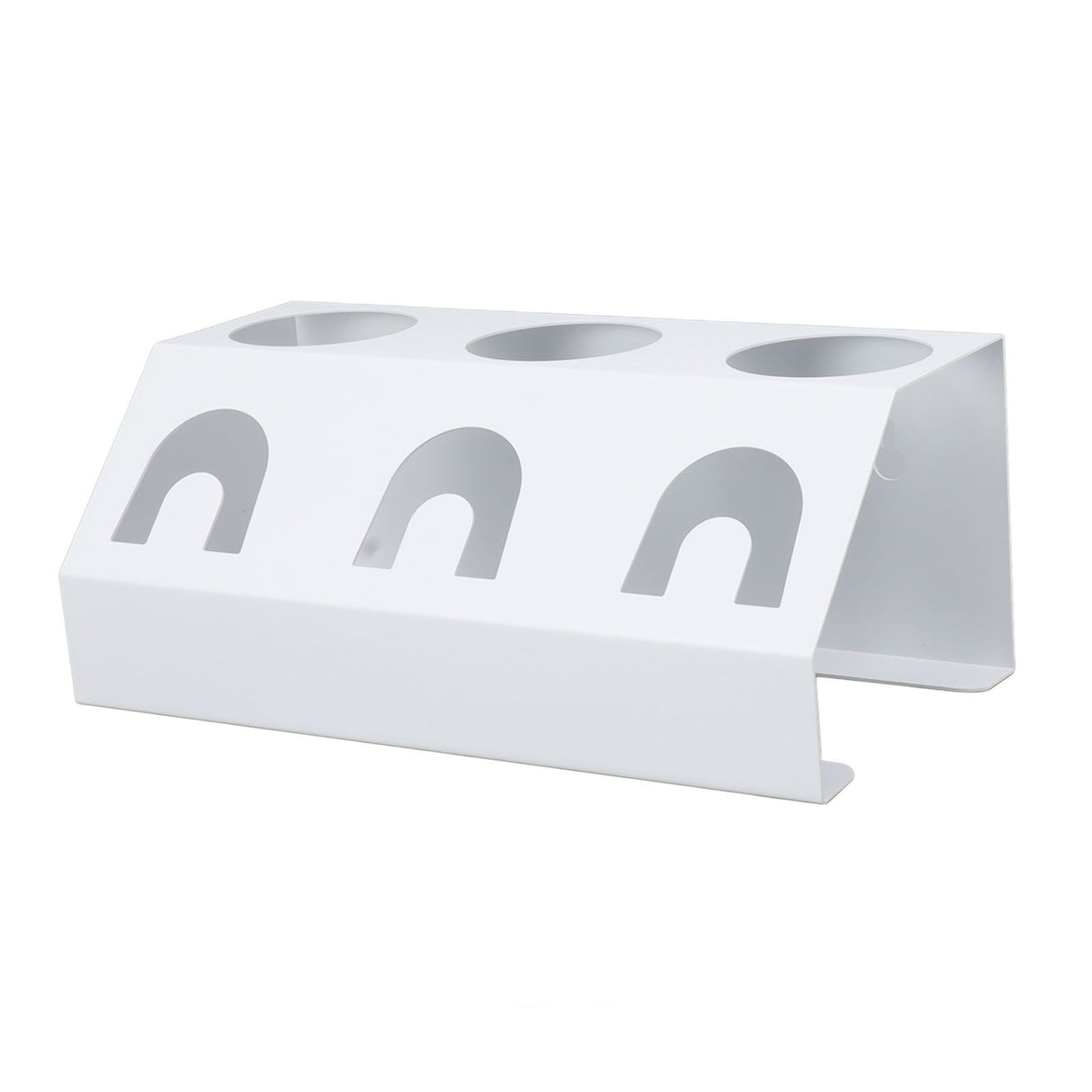 Soda Bottle Holder 3 Holes Soda Bottle Draining Stand Soda Accessories With Silicone Pad White