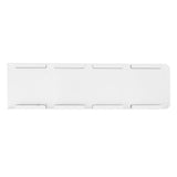 Yogurt Fridge Organizer 4 Capacity 3.75in Wide Mouth Yogurt Easy Installation Space Saving Yogurt Sliders Holder for Small Refrigerator