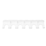 Food Pouch Hanger ABS 6 Holes Food Pouch Hanger Organizer for Round Helicopter Lid Type Yogurt Bottle - Rear View