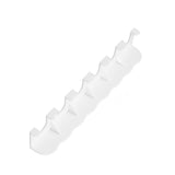 Food Pouch Hanger ABS 6 Holes Food Pouch Hanger Organizer for Round Helicopter Lid Type Yogurt Bottle - Low Angle